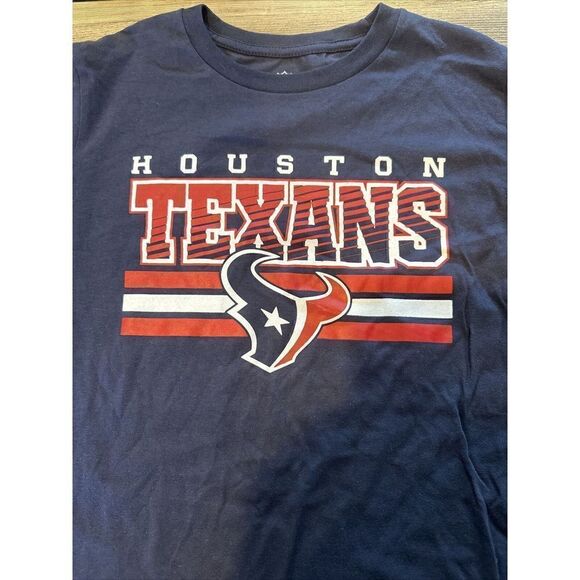 Boys Houston Texans Long Sleeve T-Shirt Size Large(12/14) Navy. NWT. 1 - Picture 2 of 6